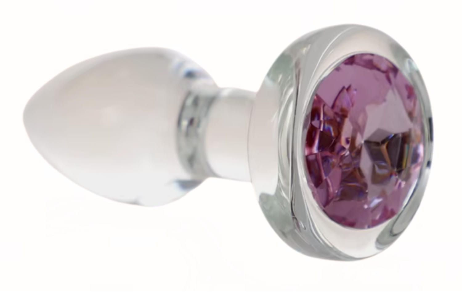 PLUG ANAL VIDRO CRISTAL