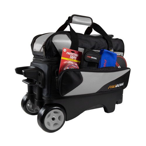 Thumbnail: PROBOWL DELUXE 2-BALL ROLLER BLACK/CARBON SILVER