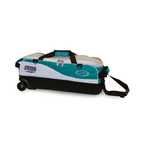 3-BALL TRAVEL TOTE PRO WHITE/TEAL