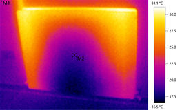 Power flush heating system