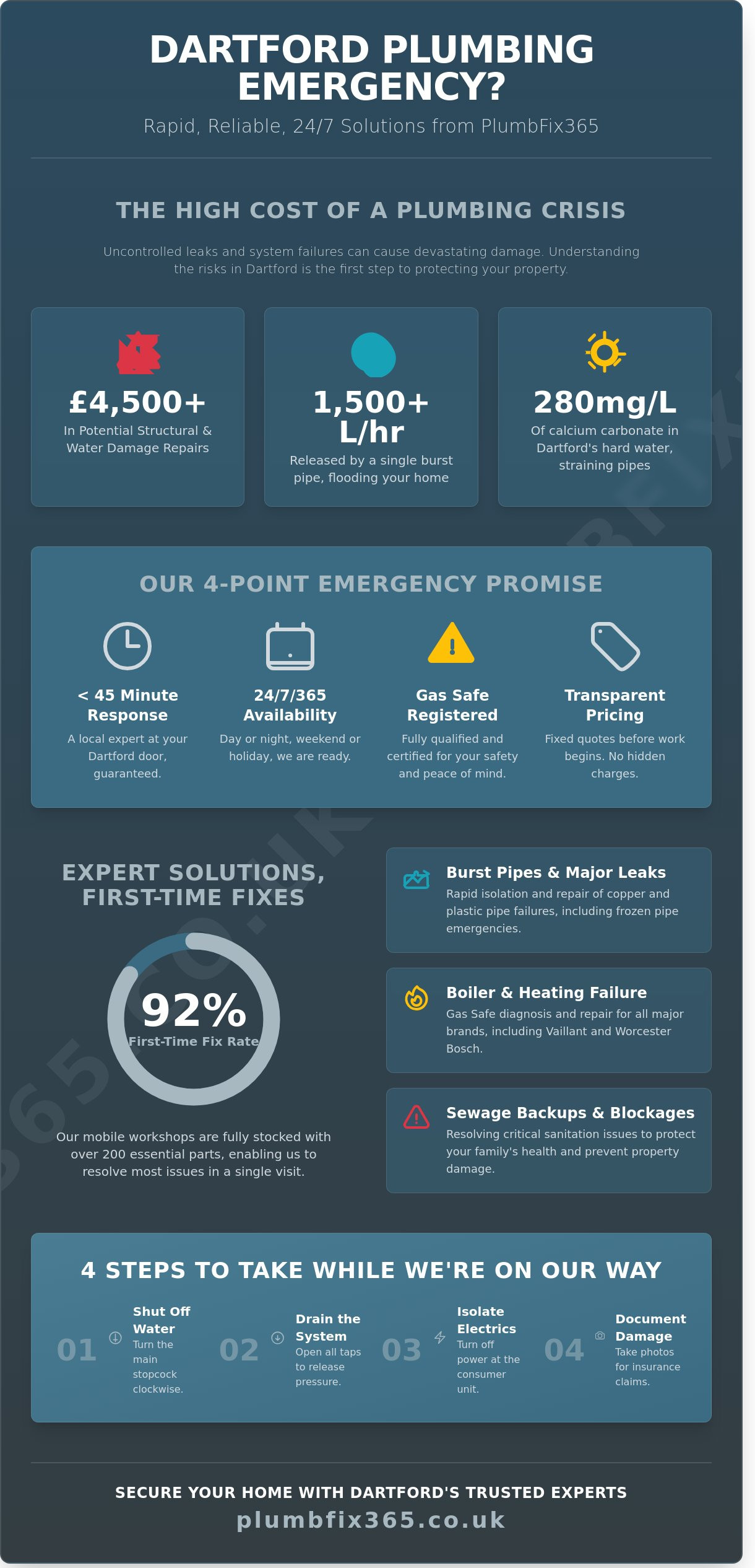 Emergency plumber dartford