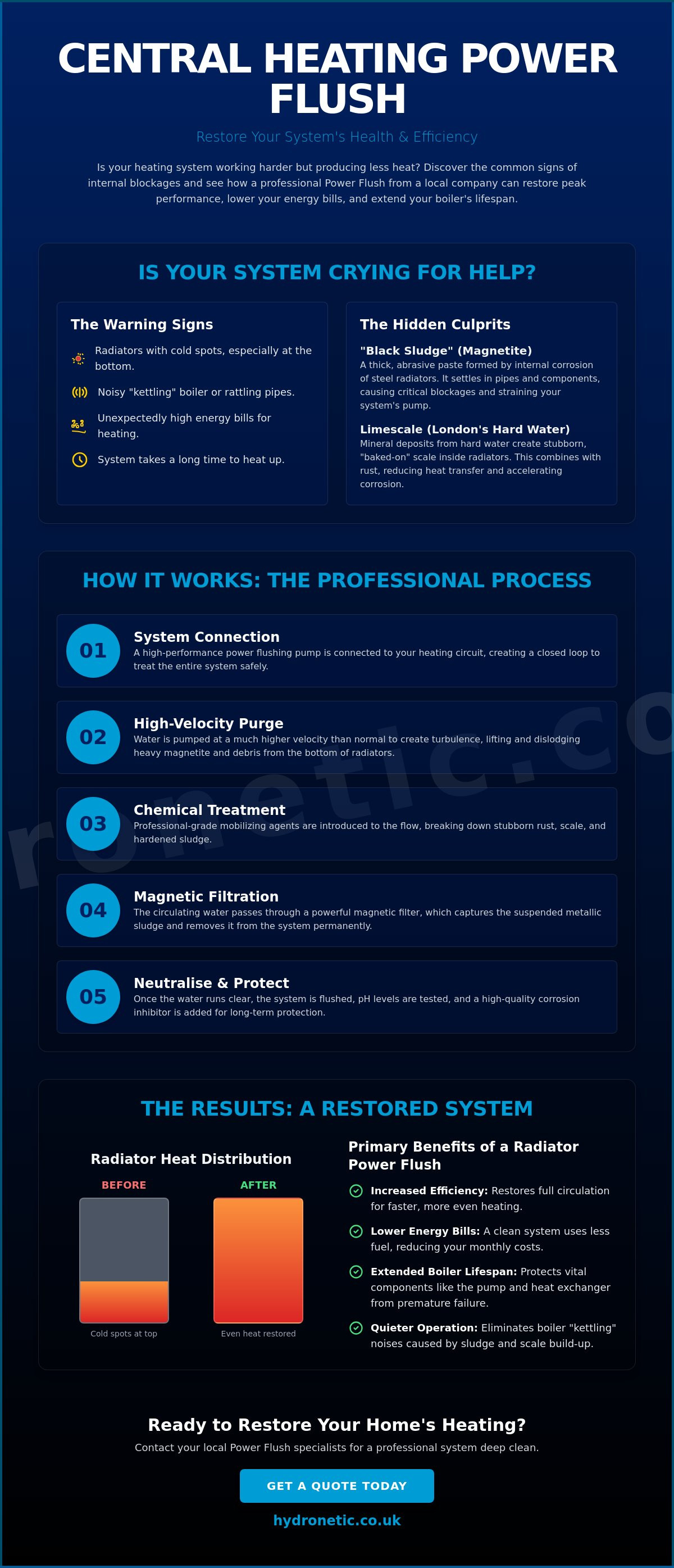 Power flush London