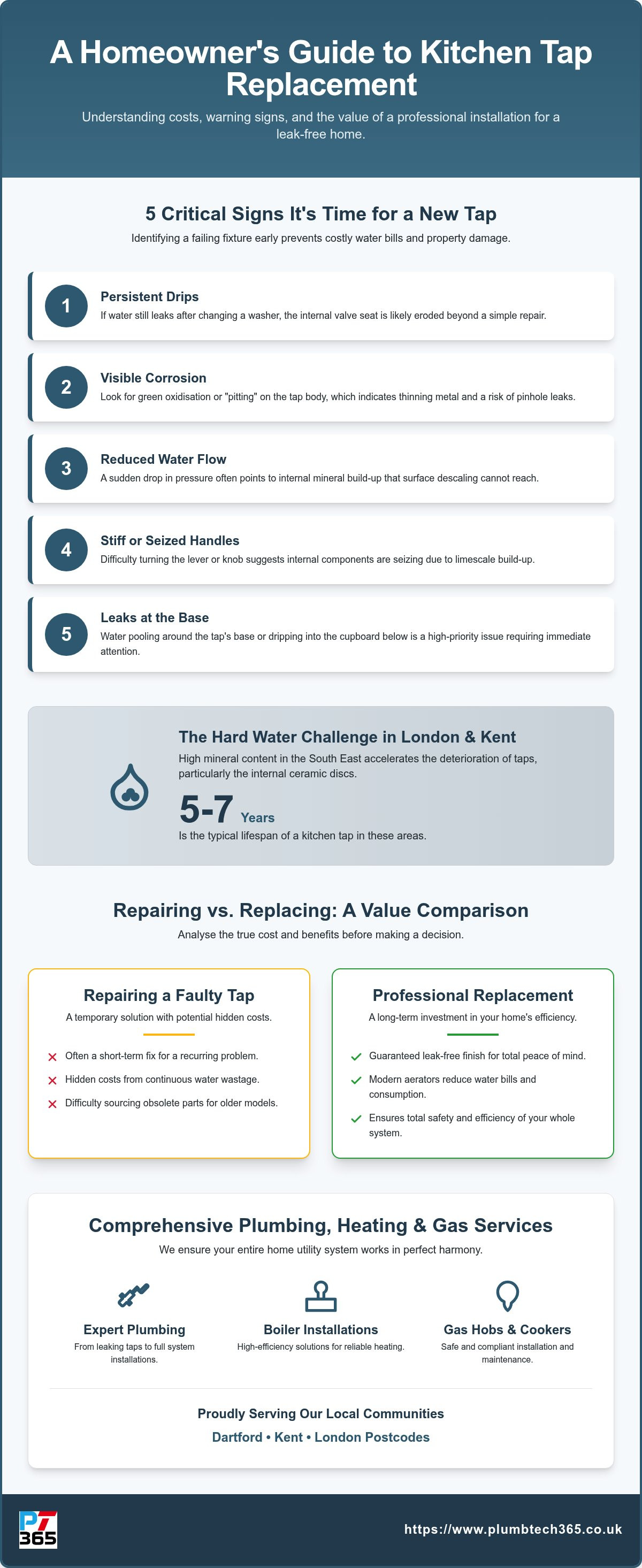 Kitchen tap replacement cost uk
