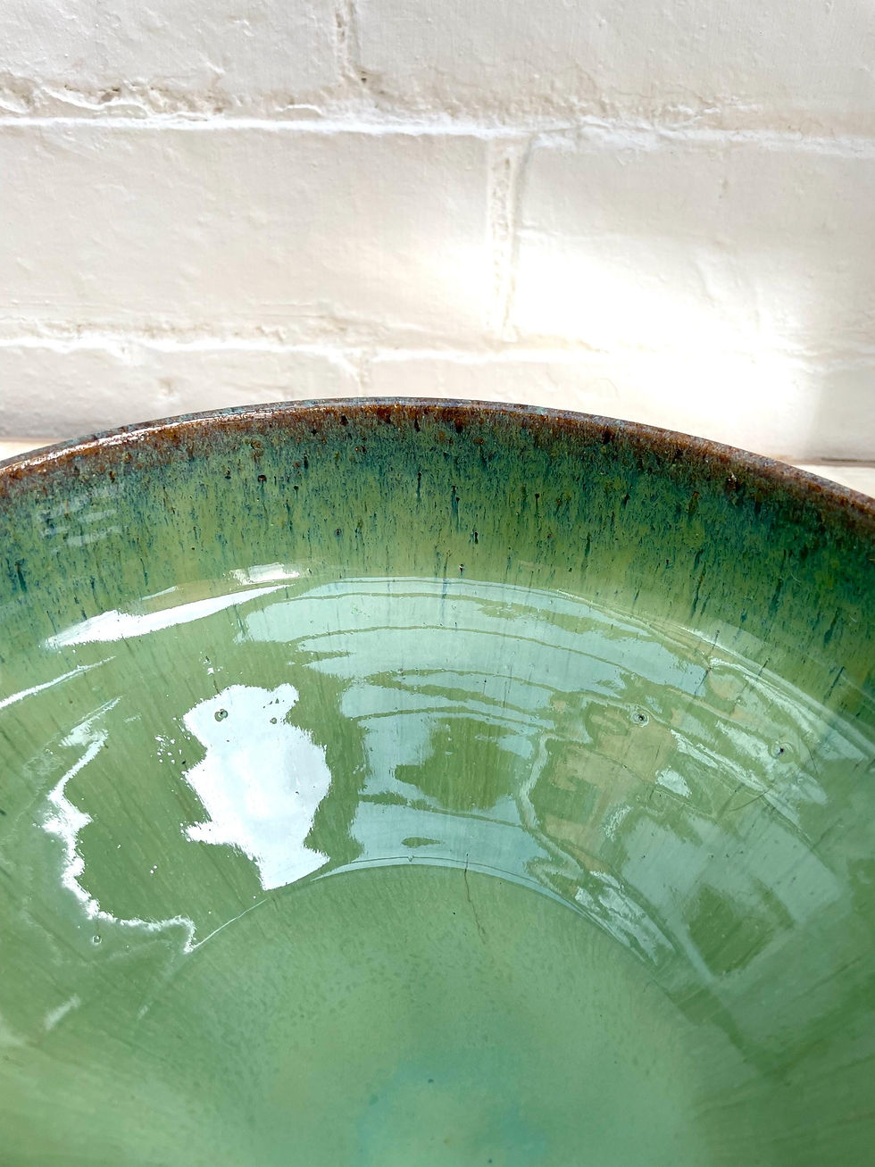 Thumbnail: Fruit bowl - green and yellow.