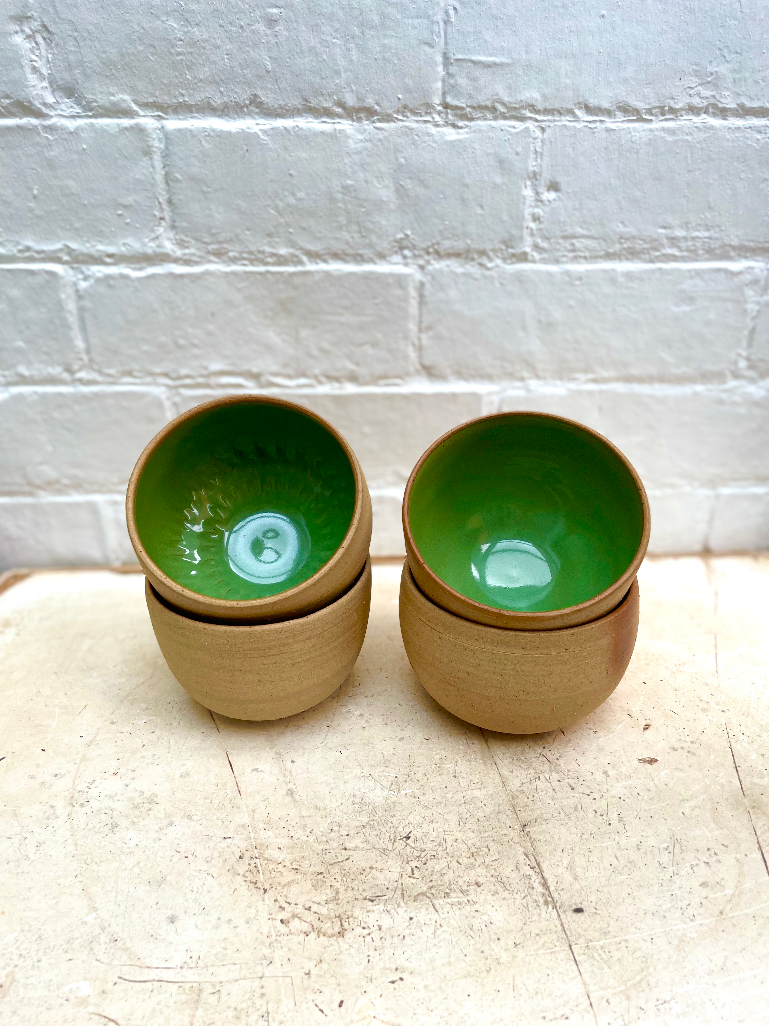 Deep bowls - green