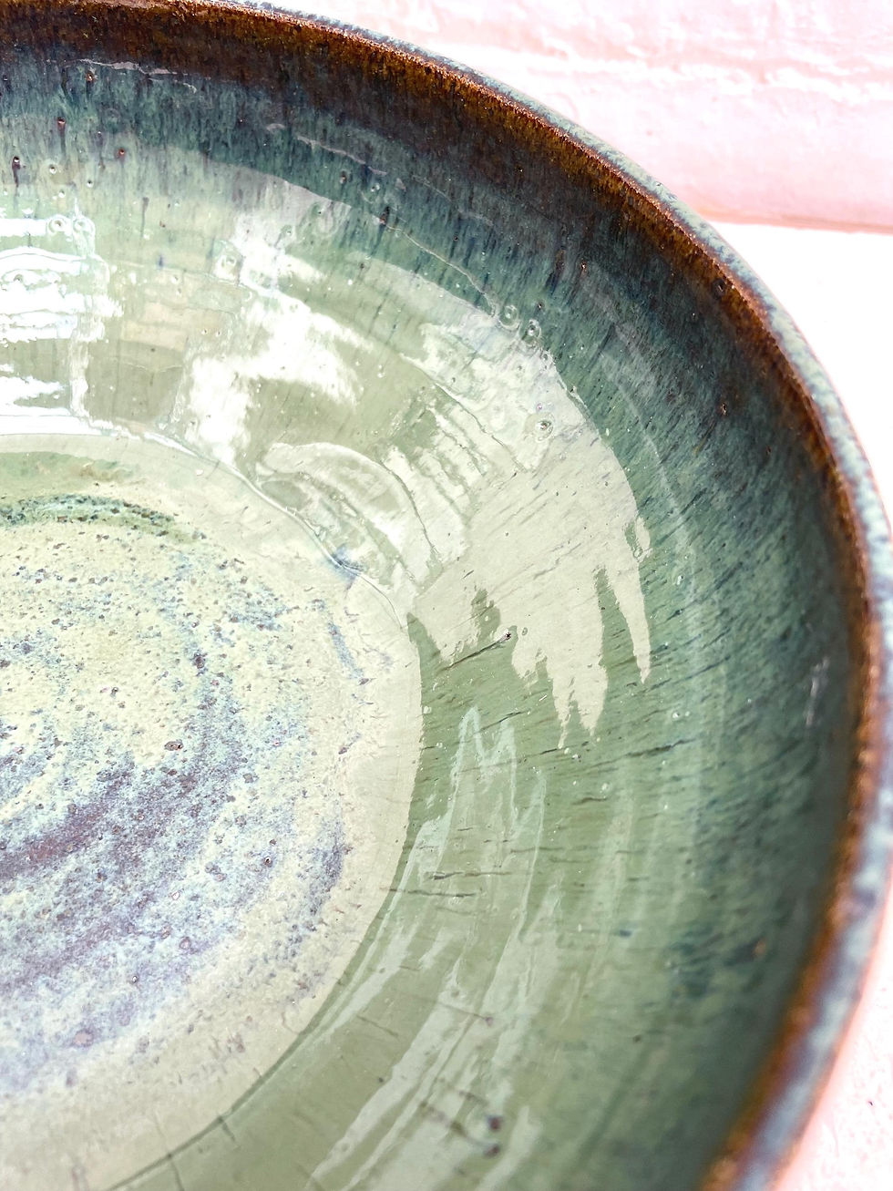 Thumbnail: Large carved Fruit bowl with carved flower design.