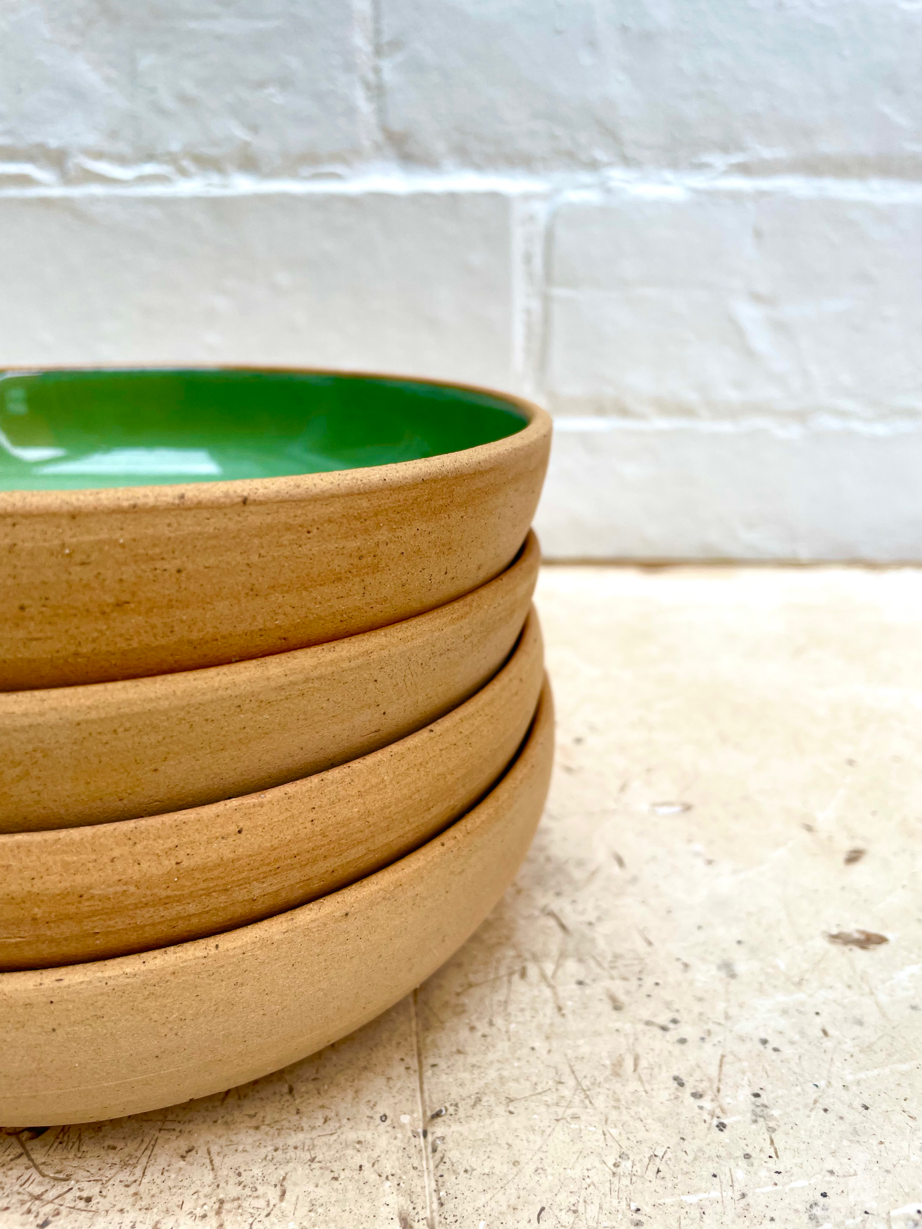 Side plate - green