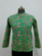 Miniatura: Long Sleeves Block printed Quilted Jackeys
