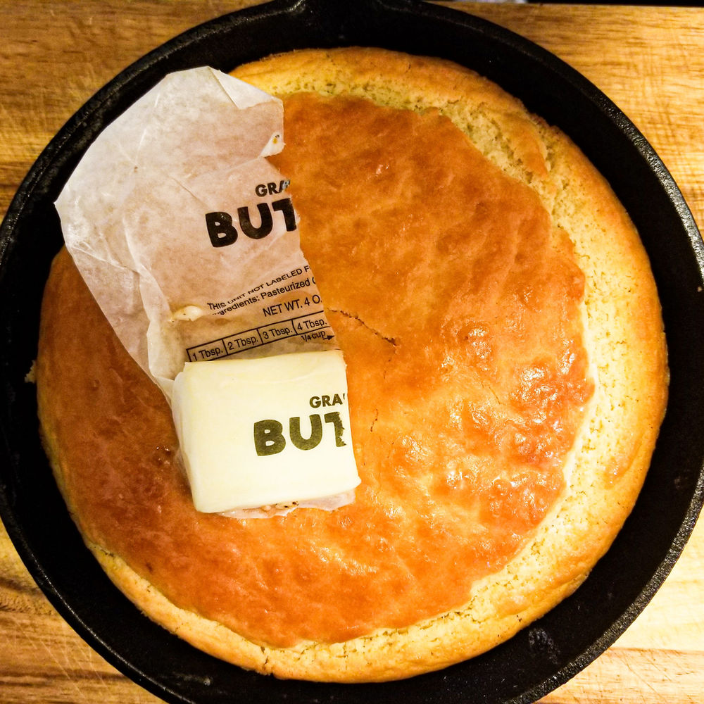 Skillet Johnny Cake.