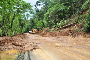 Ruta 32 habilitada tras cierre por derrumbe la noche del jueves
