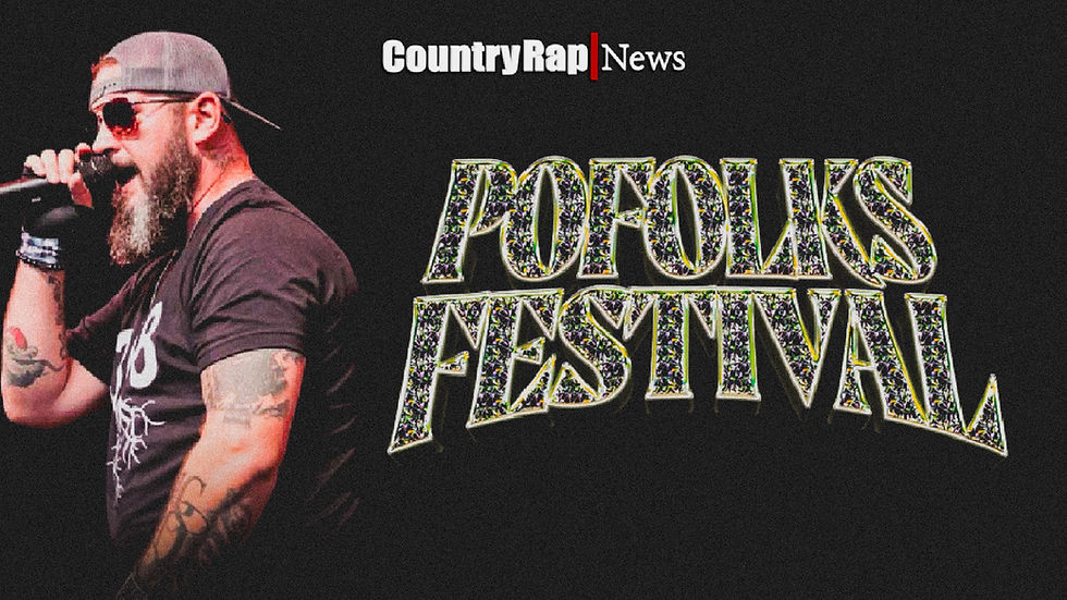 Country Rapper Big Po has Big Po's Pofolks Festival