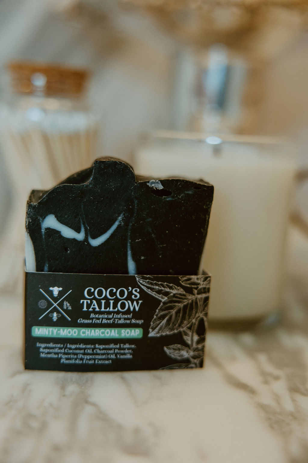 Minty Moo Charcoal Soap