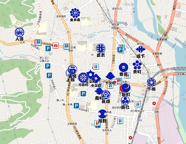 GPS図 | 渋川山車まつり公式ホームページ