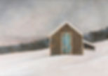 Groundhog Day, 28x40, Egg Tempera on panel