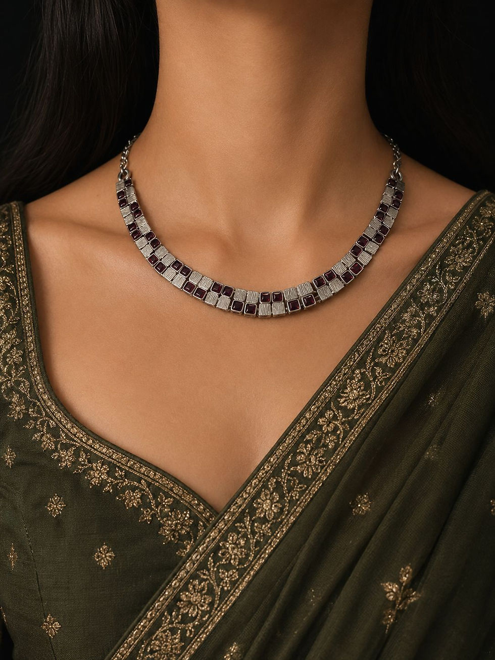 Thumbnail: silver necklaces