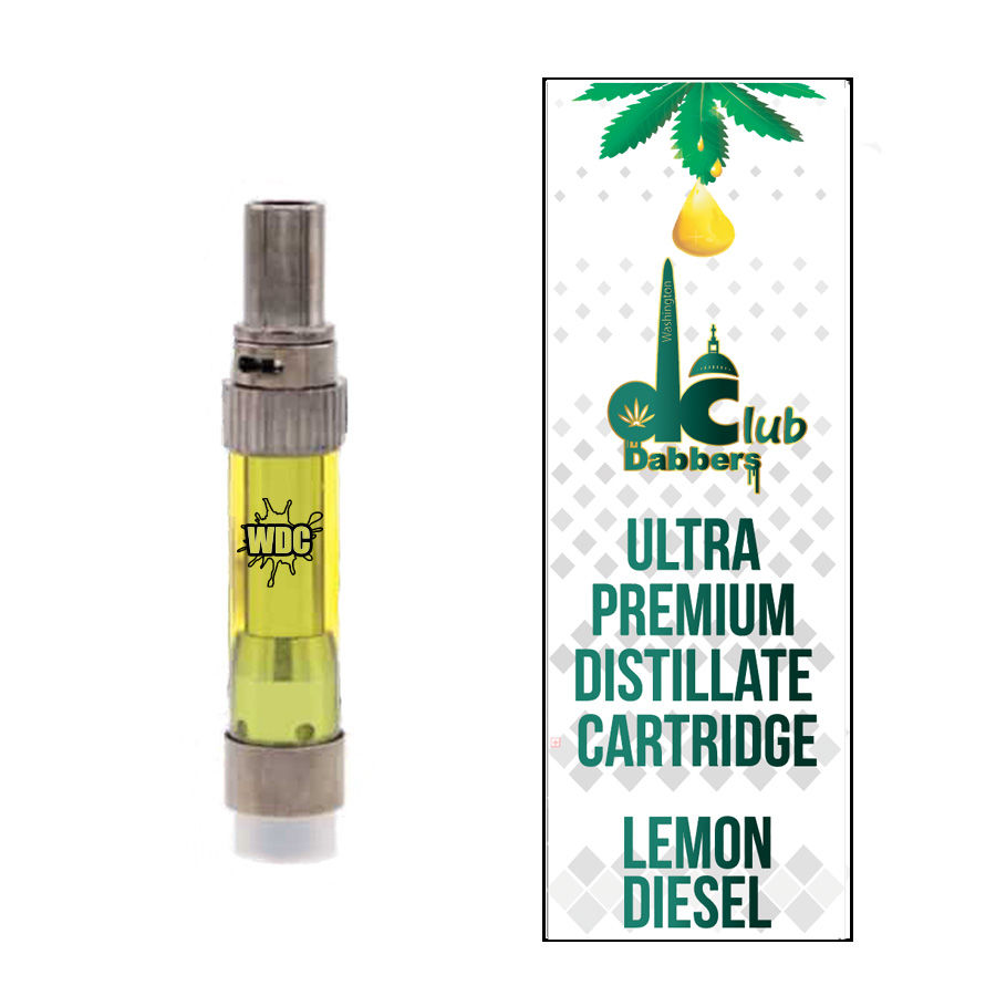 Lemon Diesel 1 Gram Distillate Vape Thc Cartridge - DC Dabbers