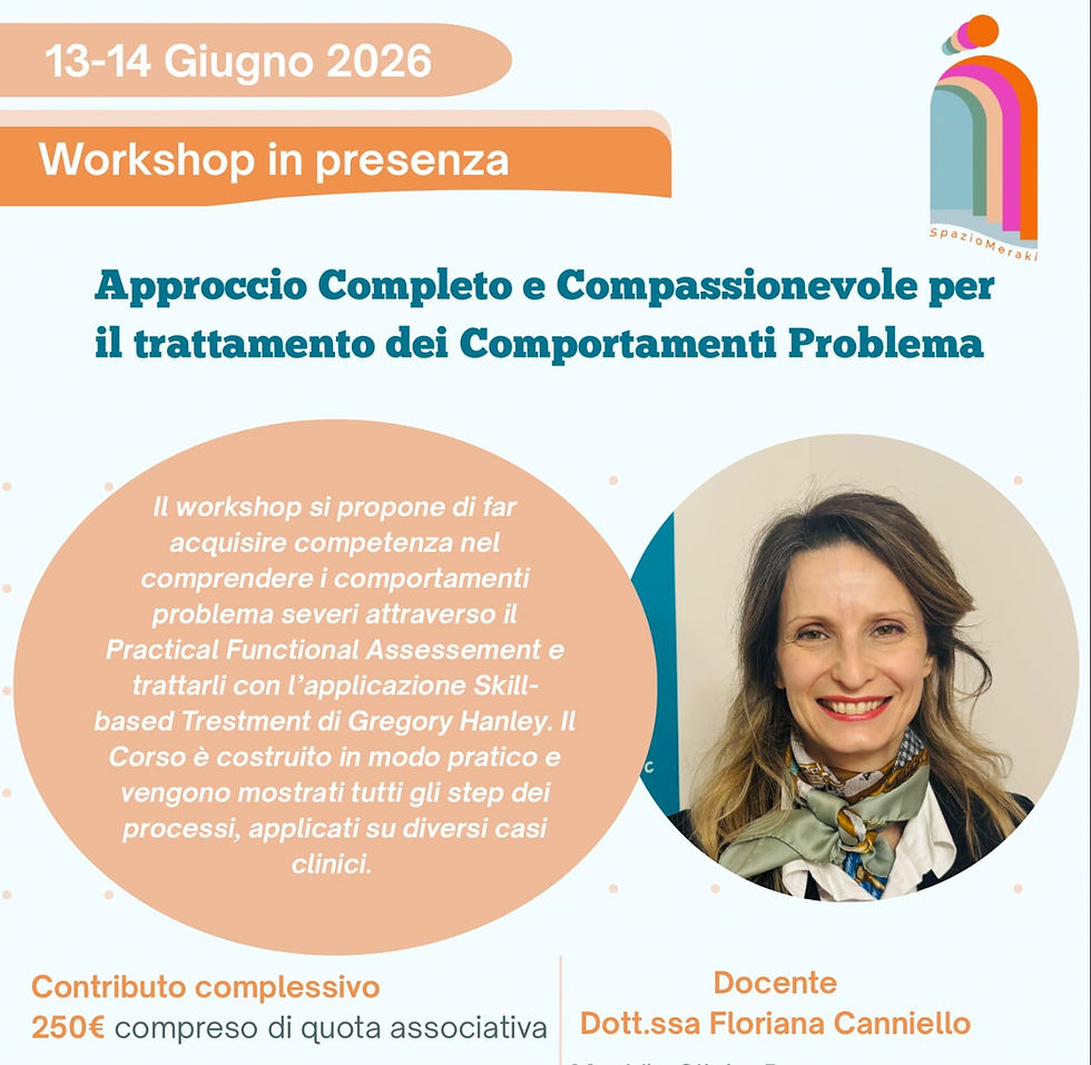 Approccio Completo e Compassionevole per il trattamento dei Comportamenti Problema