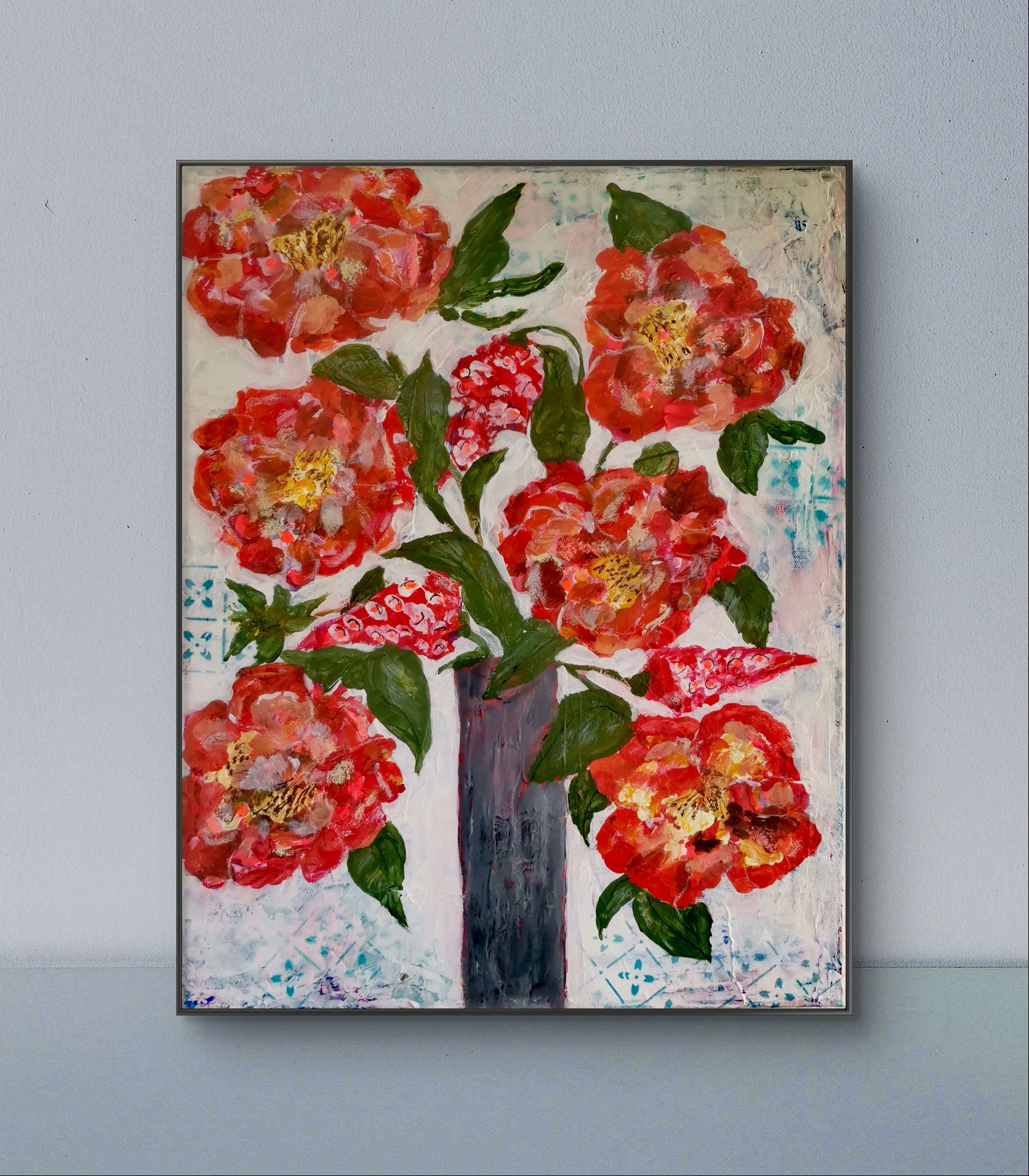 China Flowers, 50x40cm