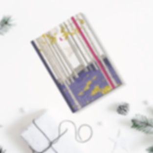 Bluebell Haze A5 Notebook - Lined Pages