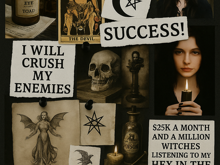 A Dark Witch Vision Board!