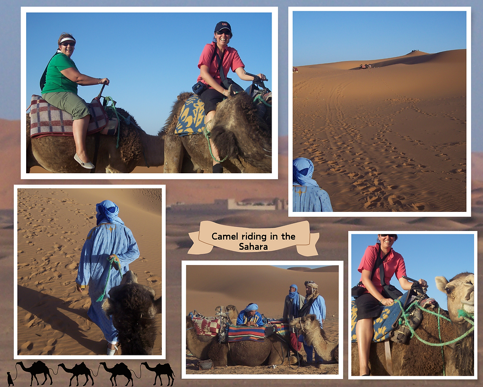 I can still remember sitting on the darn camel, scarcely able to believe I was actually in the desert. It was a once in a lifetime experience I will never forget.