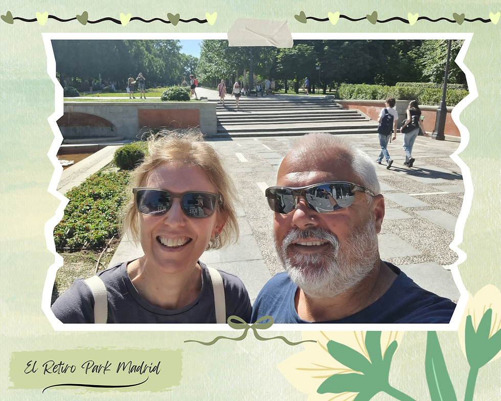Our happy faces in lovely Madridđź’–.