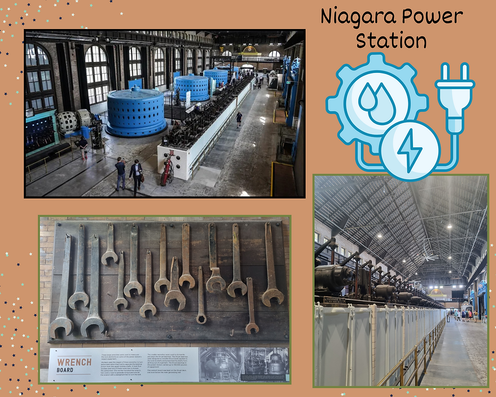 The top left hand shot is taken from the Power Station website. The other two in the collage are mine.