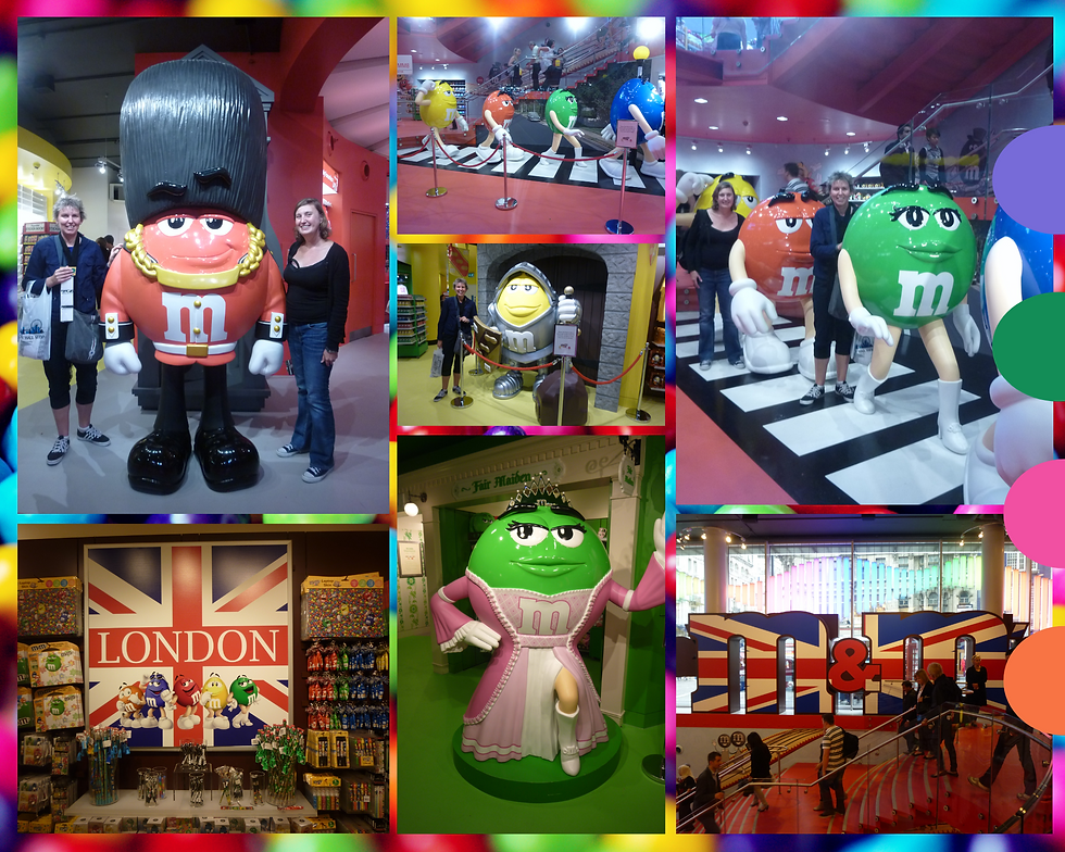I've since been to the M&Ms Worlds in Las Vegas and New York, but the London store is still the best, I think.
