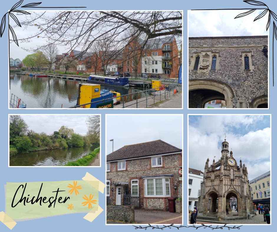 Market Cross (bottom right hand shot) is a Grade I listed building in the centre of Chichester.