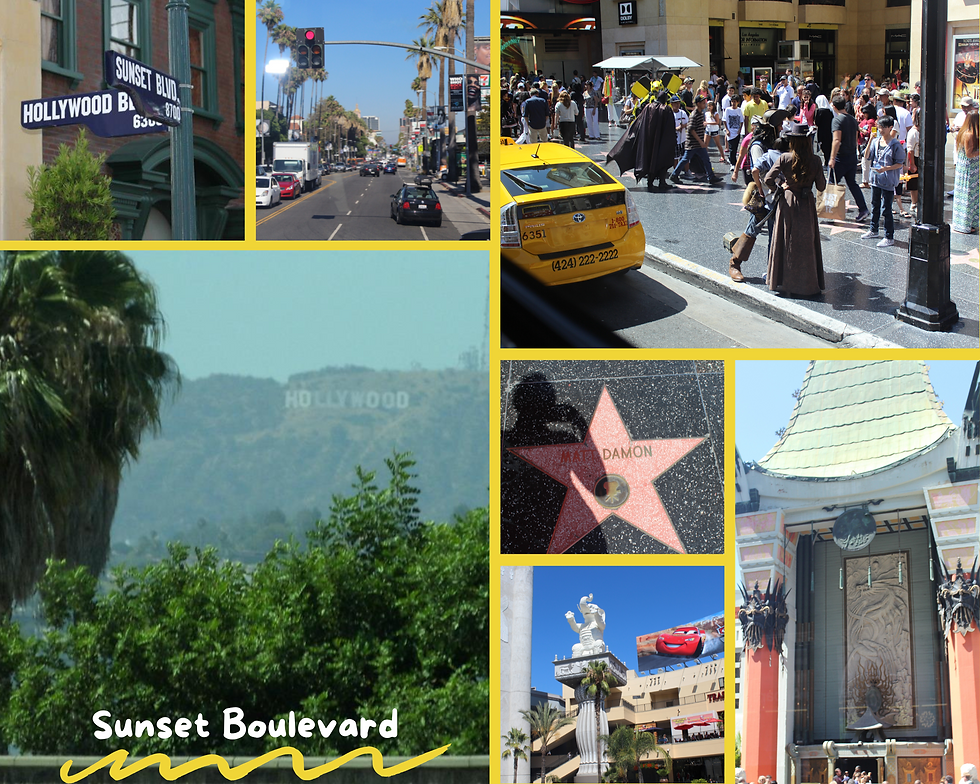 A cool view of the Hollywood sign! Check out my post on our walk up to the Hollywood Sign on our 2016 stopover.