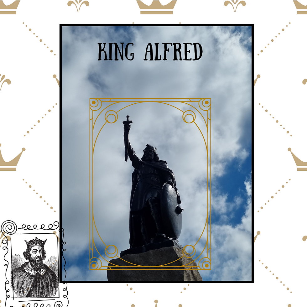 Way cool to see the statue of Alfred after watching The last kingdom.