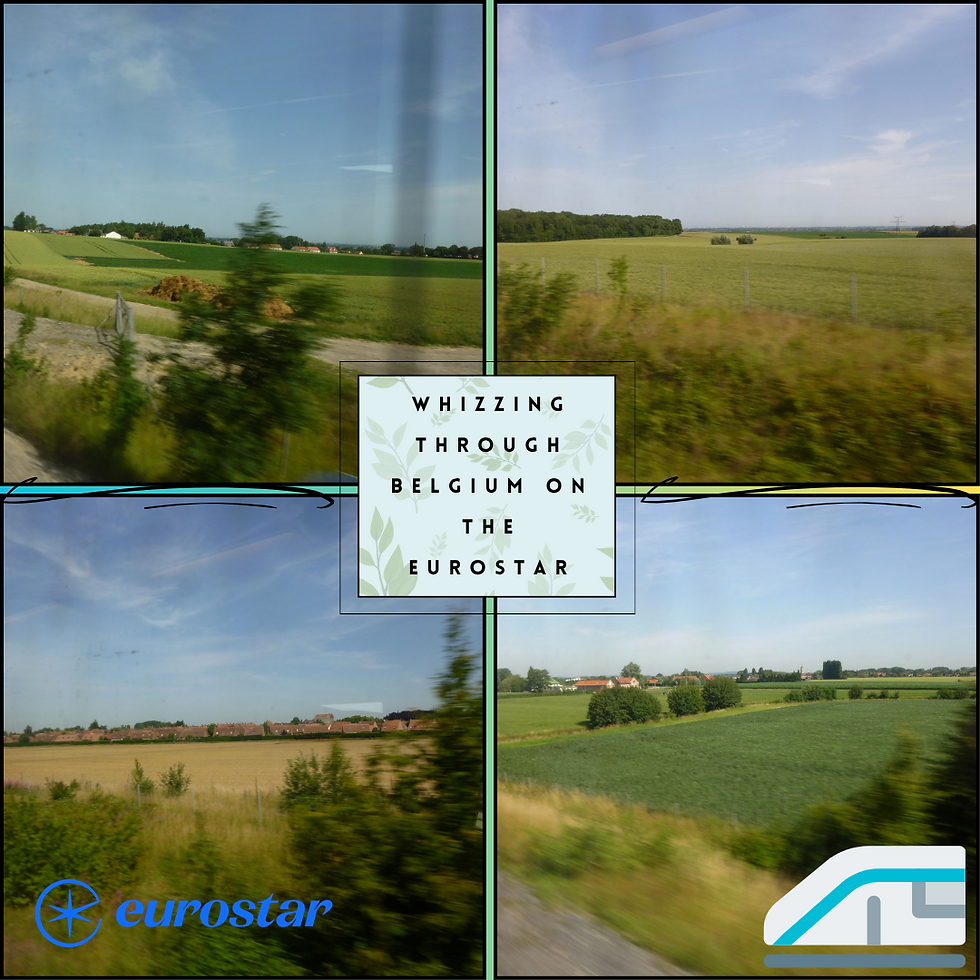 I took these photos from my seat in the train as it sped through the Belgian countryside.