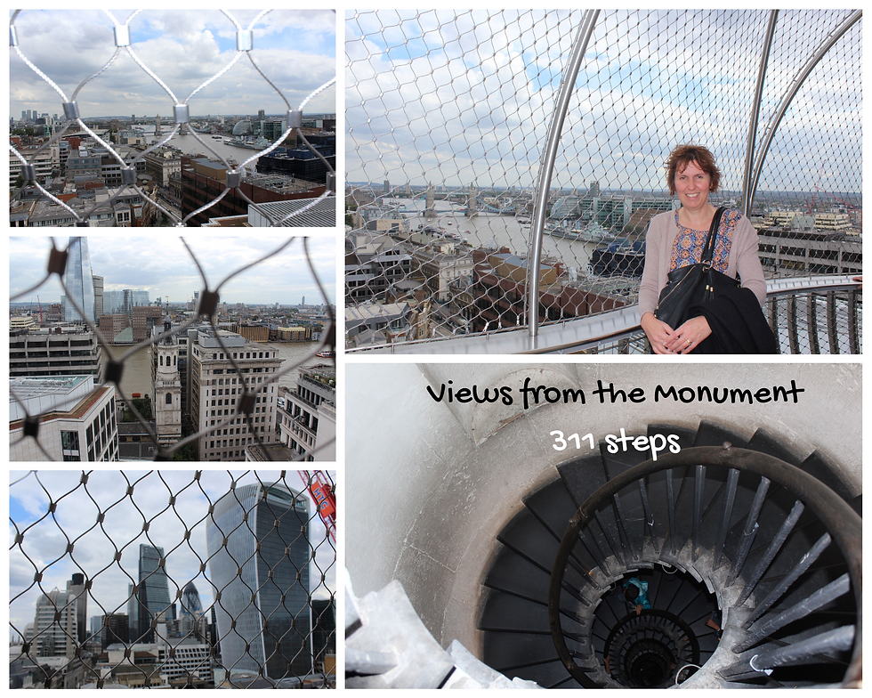 I climbed up The Monument again in 2018!