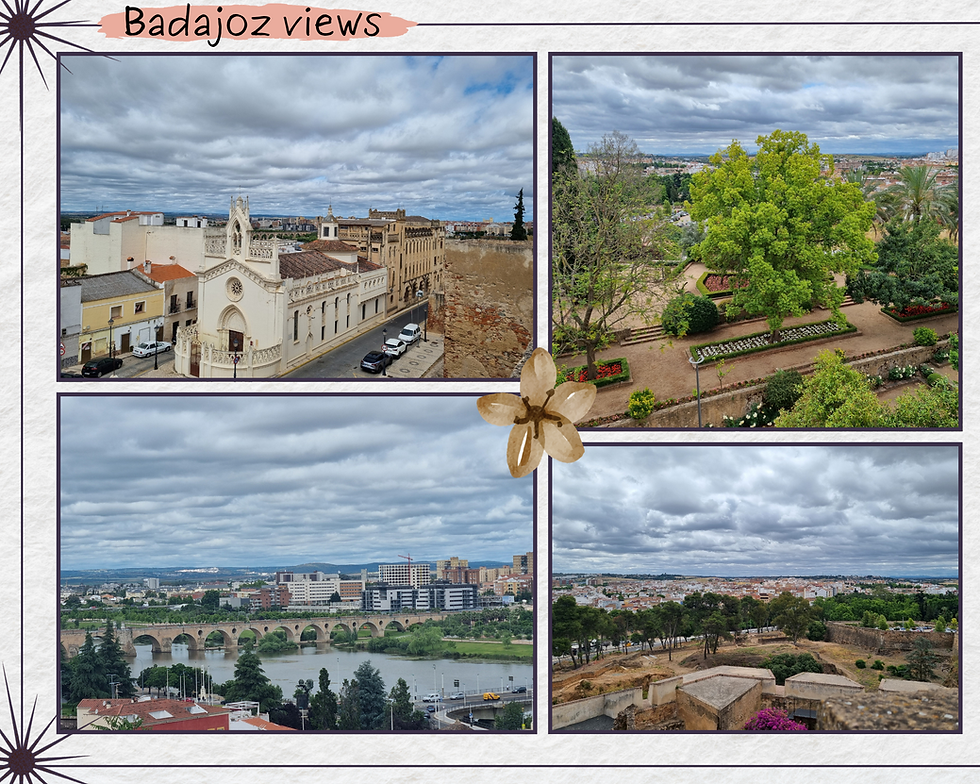 Low cloud cover that day, but still amazing views from the walls.