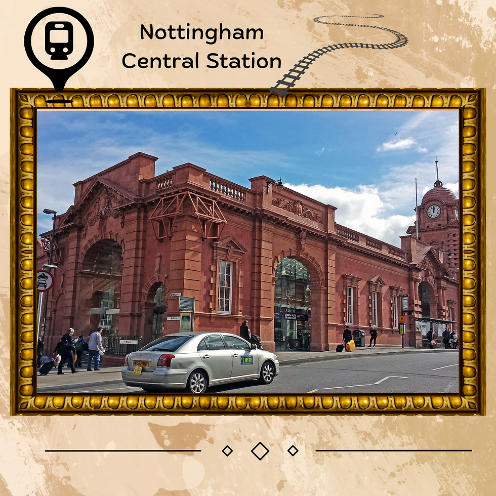 Here's Nottingham central station, taken from its website.