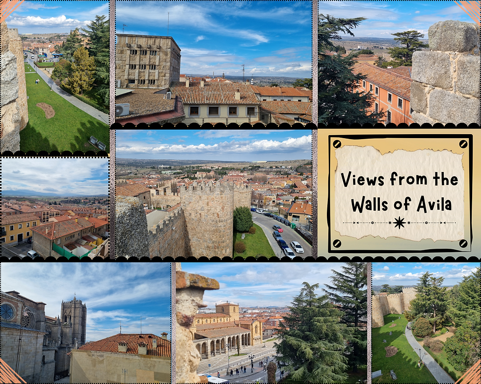 It's quite high up on the ramparts!