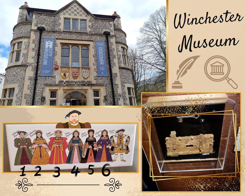 I bought the above fridge magnet of the wives of Henry VIII at the museum's gift shop. Love it!