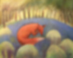 Red Fox in Bluebells