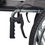 Thumbnail: attendant brakes in hero media reclining wheelchair