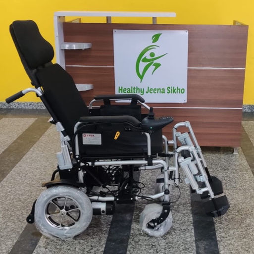 Evox 104R Reclining Electric Wheelchair on Rent & Sale in Chandigarh