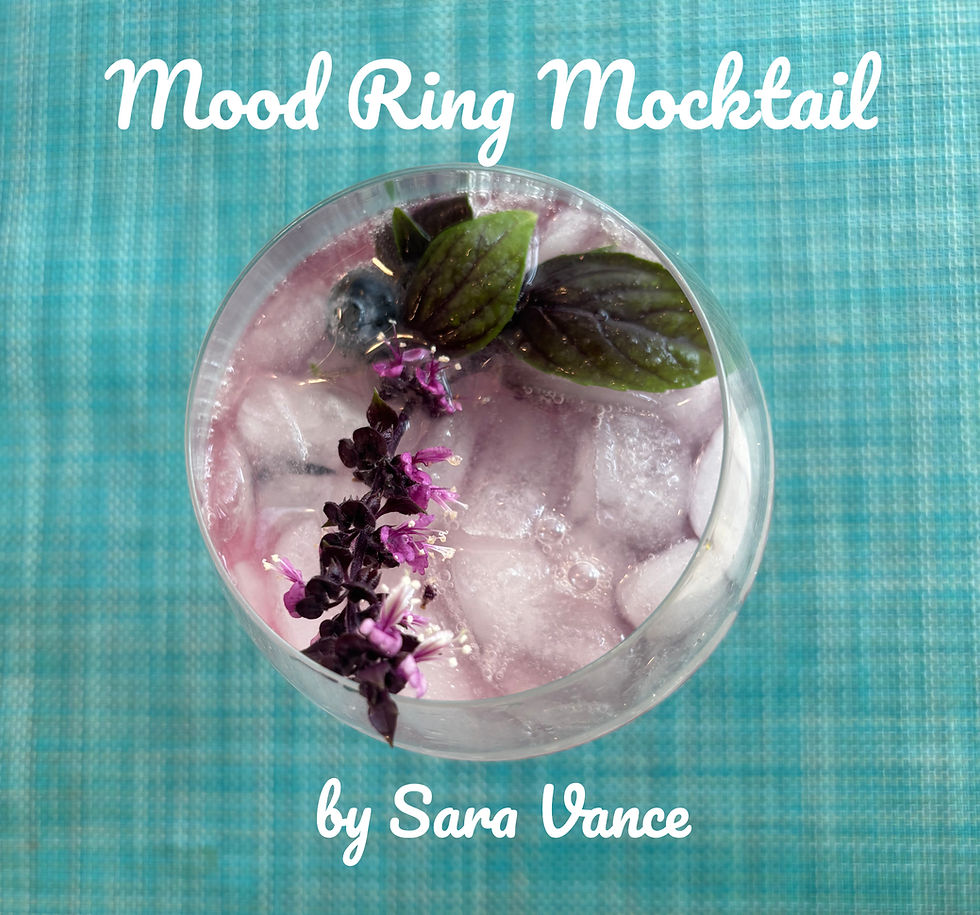 A color-shifting mocktail that’s as mood-boosting as it is beautiful.