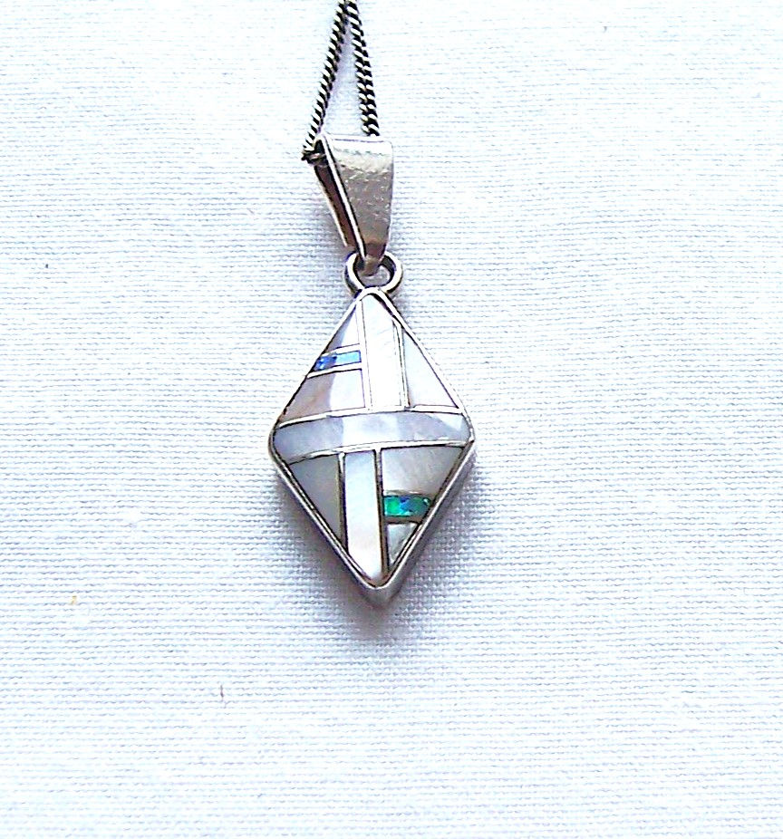 NAVAJO INLAY PENDANT