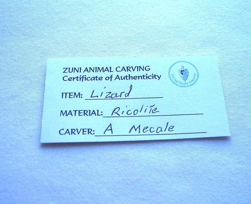 Thumbnail: ZUNI LIZARD BY A MECALE