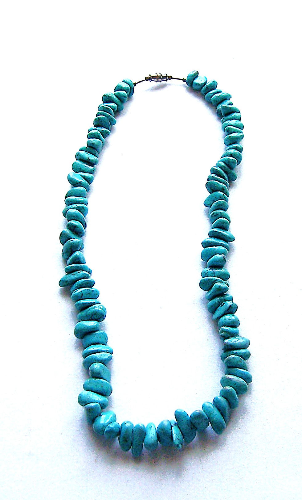 VINTAGE NAVAJO REAL TURQUOISE NECKLACE
