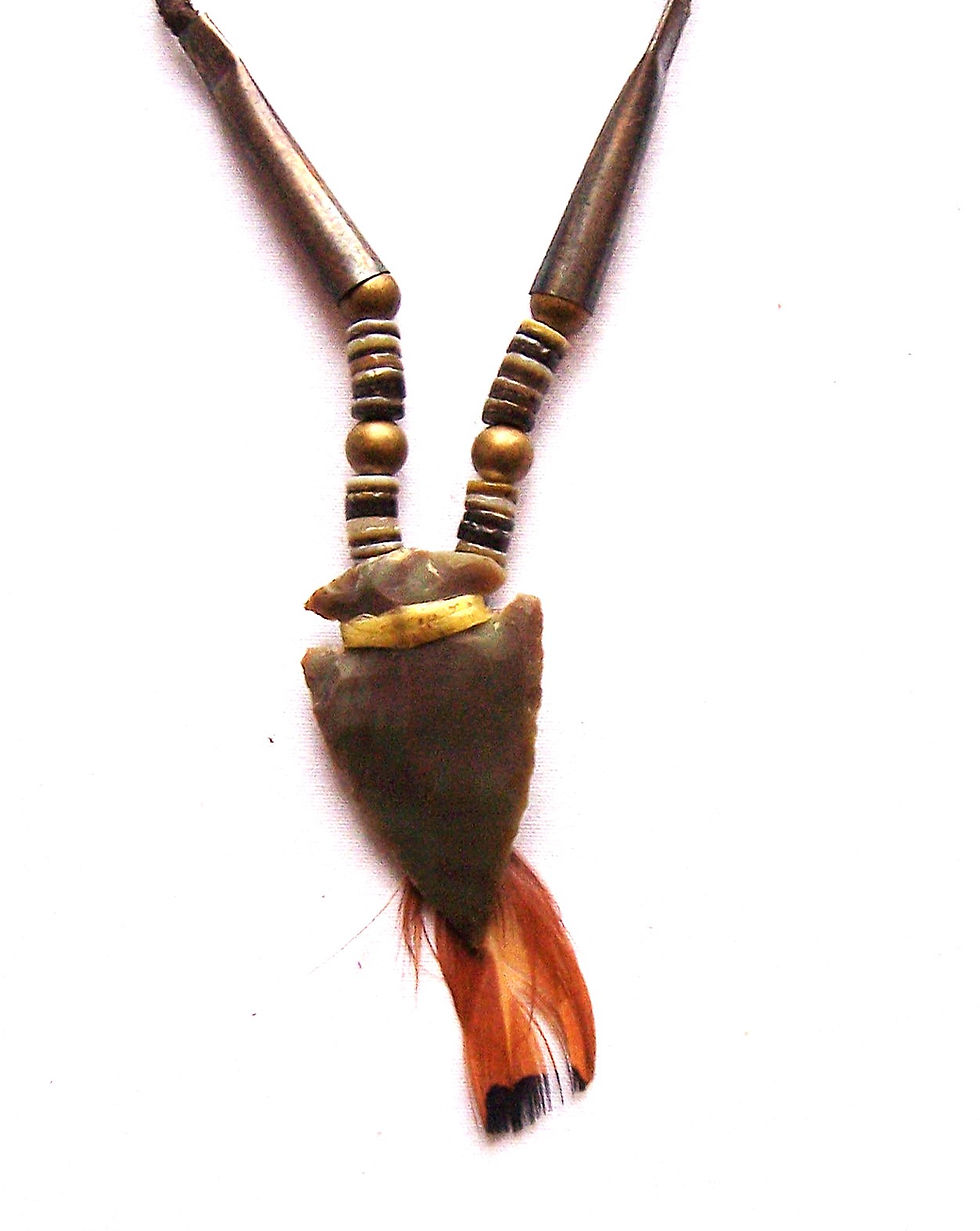 Navajo arrow head necklace