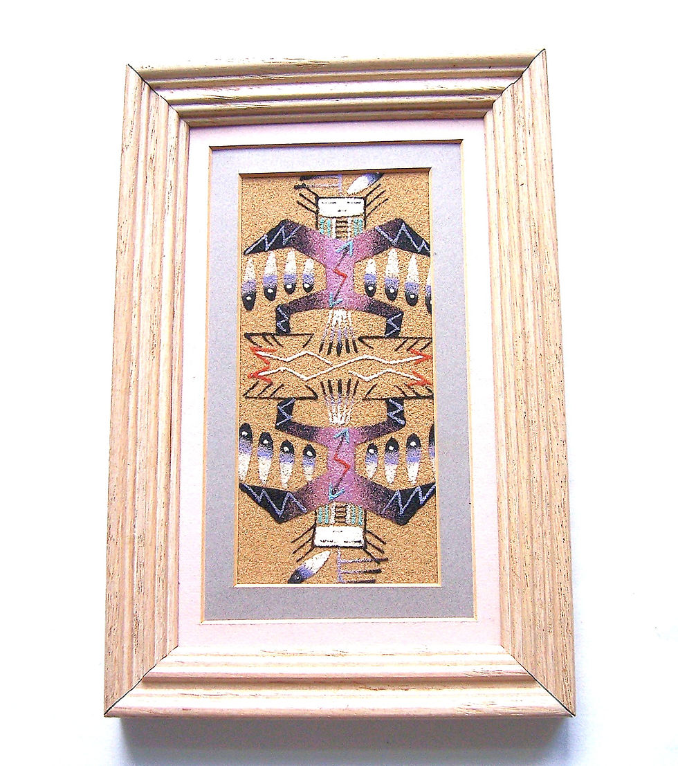 Navajo Spirit Dancer Sand Painting