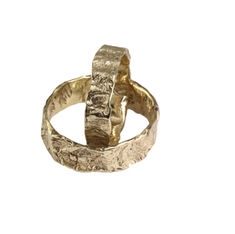 two different gold rings