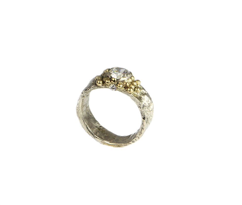 Thumbnail: MARIA silver and gold ring