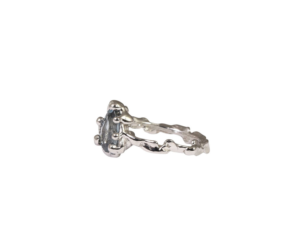 Thumbnail: The unique AUREILA ring in platinum, Atelje DR jewelry