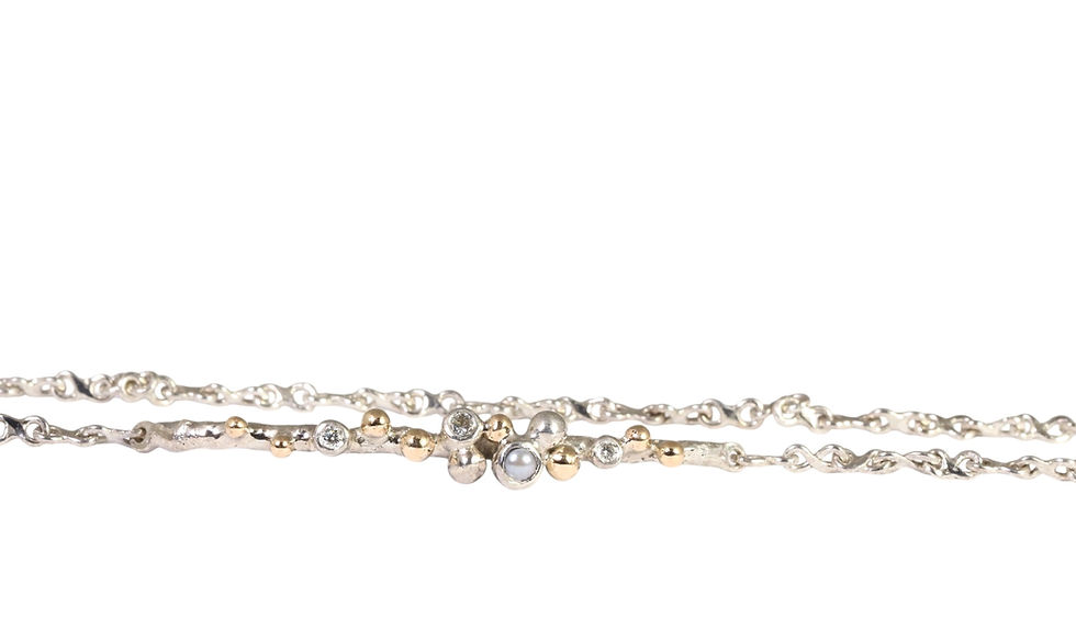 Thumbnail: The handmade LINDA double-wrapped bracelet, Atelje DR jewelry